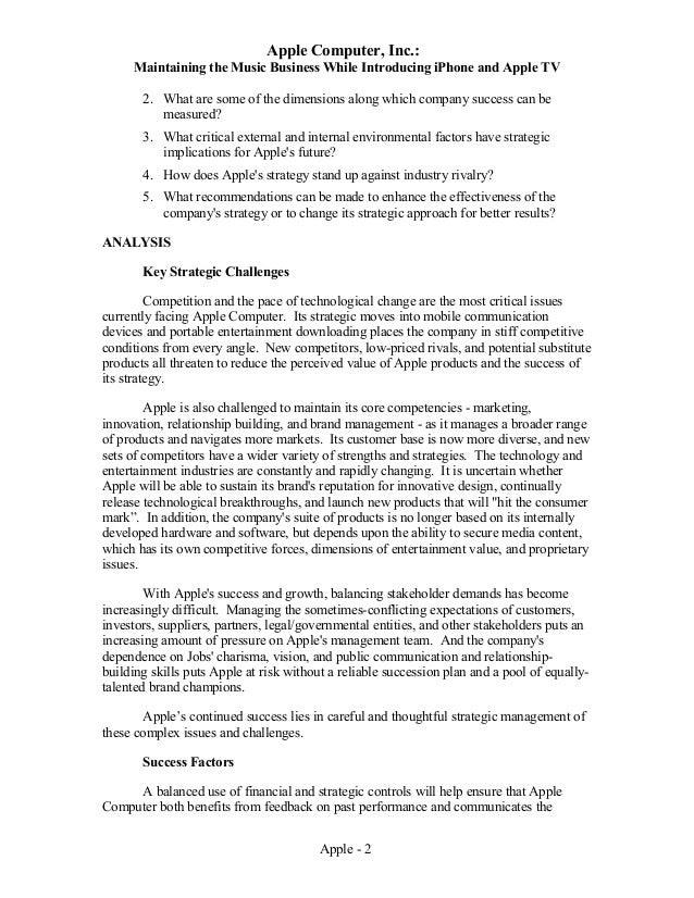 internal and external environment pdf a critical analysis of internal and external environment of apple inc